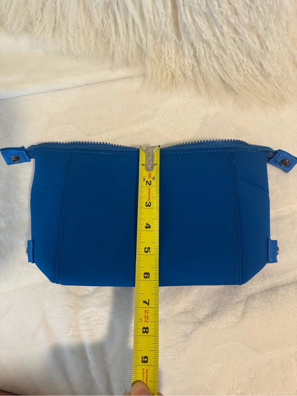 Joico Supergirl ULTA beauty Makeup Bag Pouch Bright Blue